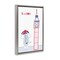 Stupell Industries Elephant & Big Ben London Floating Frame, design by Carla Daly
